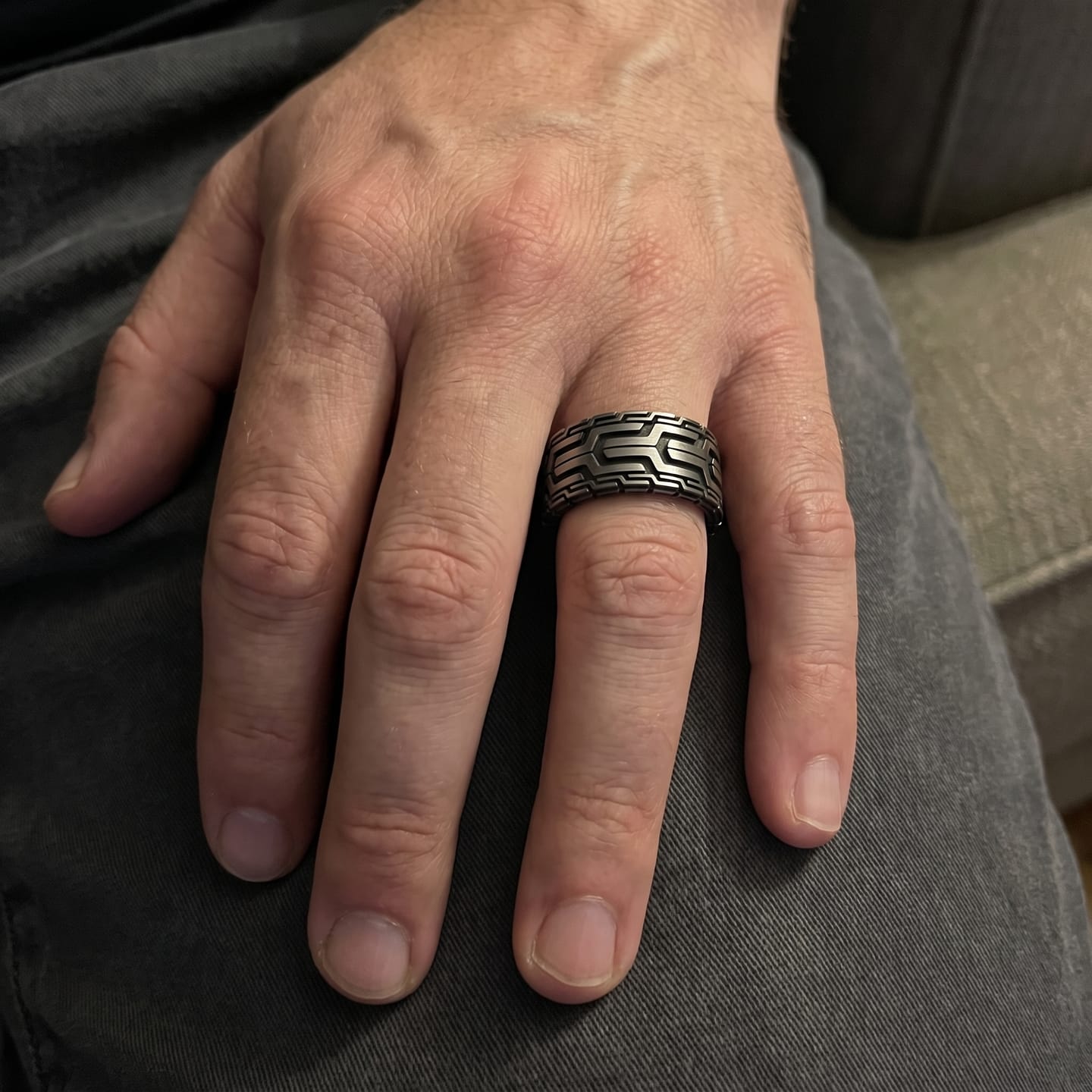 Customer photo review of Circuit Maze Ring