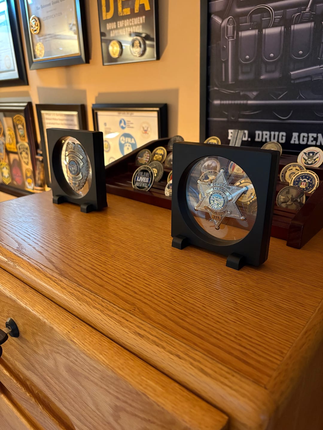 Customer photo review of Customizable Badge MA30