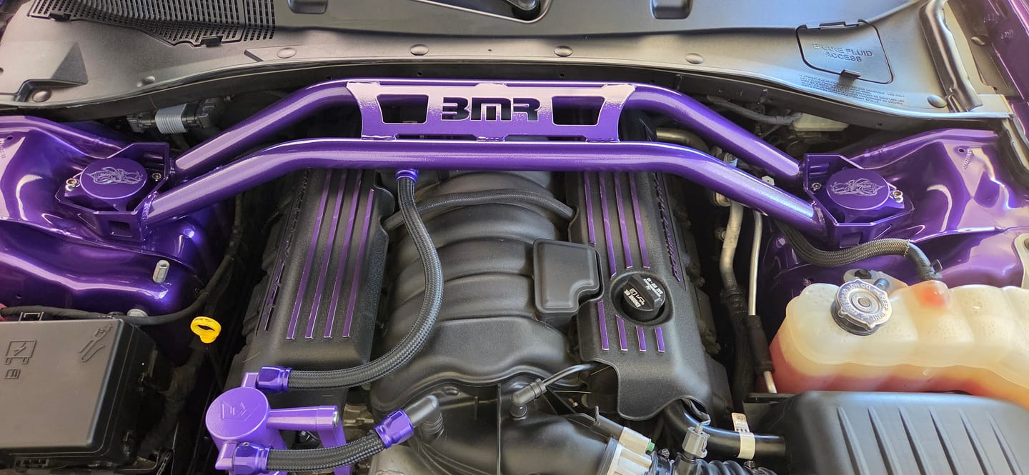 Customer photo review of ABD Strut Tower Covers 2005-2023 Challenger/Charger
