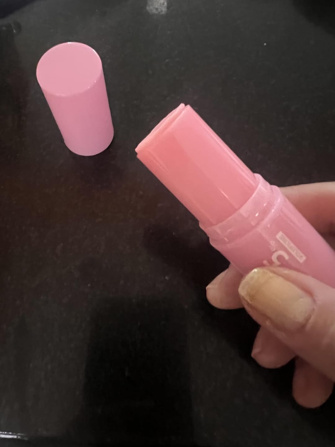 Customer photo review of PDRN Pink Collagen Balm Stick