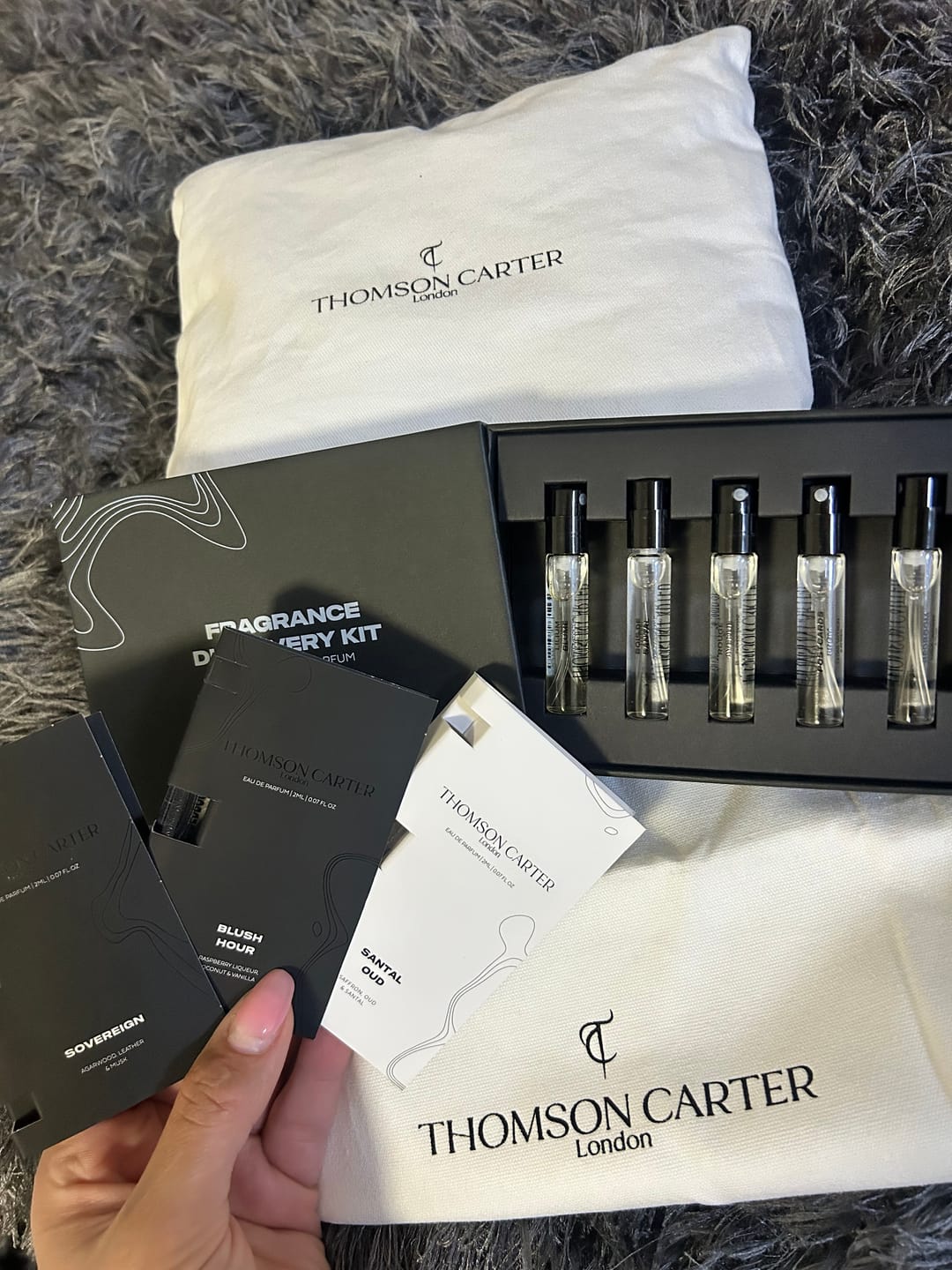 Customer photo review of Fragrance Discovery Kit | 5x 2ml | Eau de Parfum