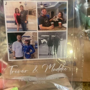Customer photo review of Photo Collage Plaque
