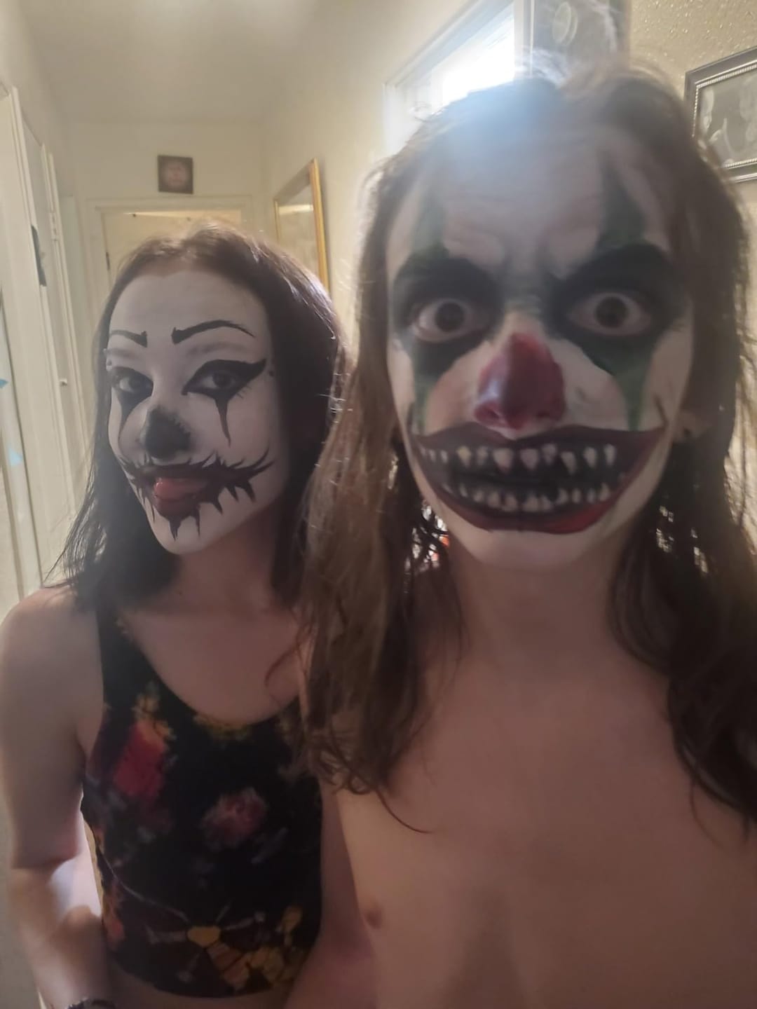 Customer photo review of Blue Squid PRO Face Paint Stick - Waterproof Body Paint for Adults & Kids Eye Black Baseball, Softball - Vegan Hypoallergenic Twist-Up Non-Toxic Makeup Stick for Cosplay, Sports & SFX