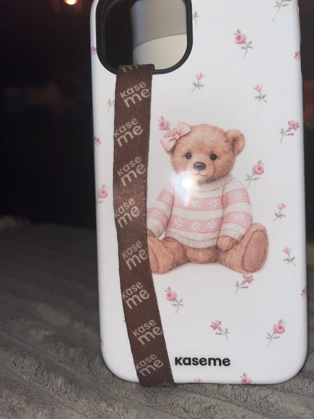 Customer photo review of Phone Loop Brown