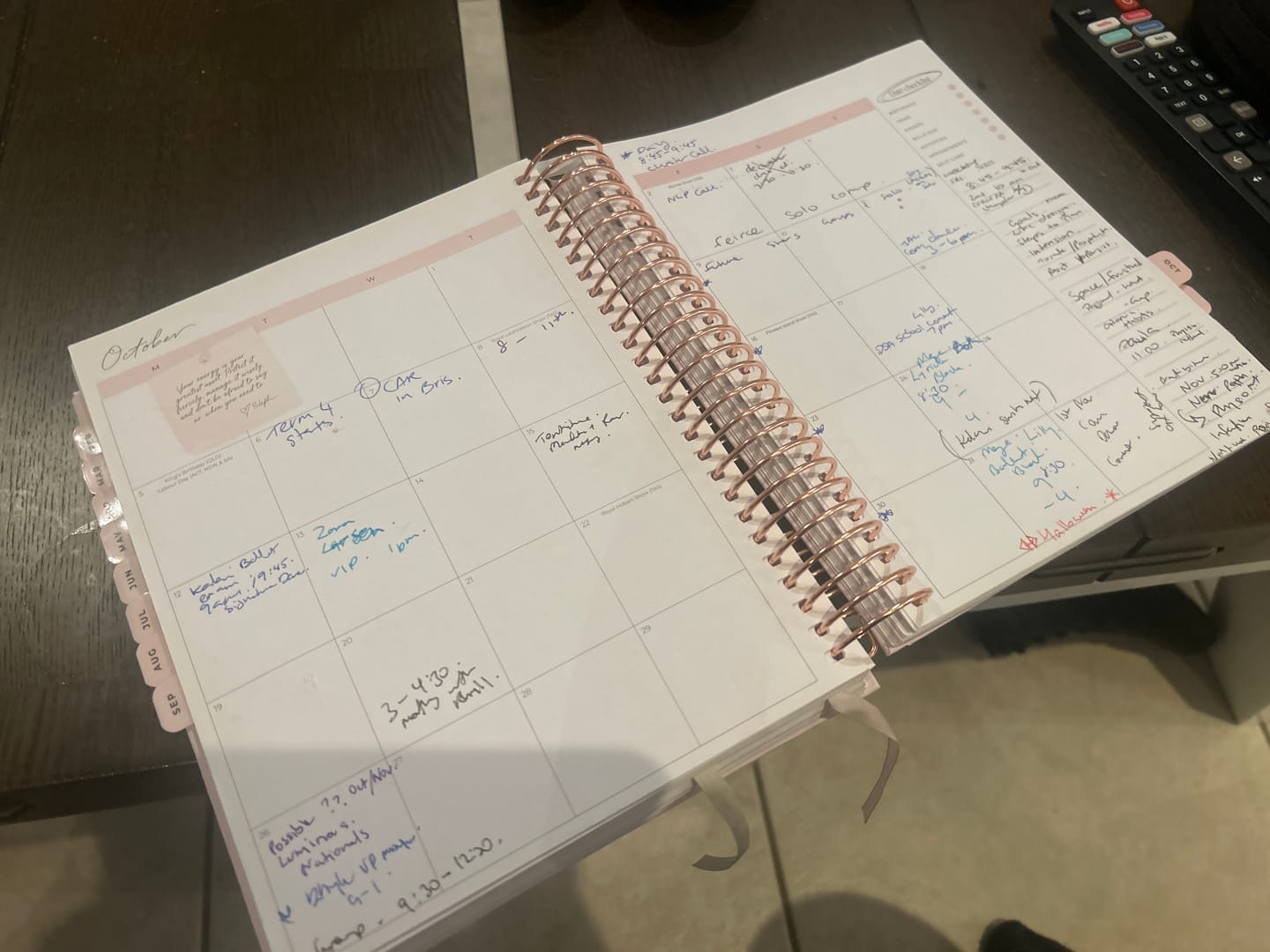Customer photo review of Planner Cover - Small - Dove Grey