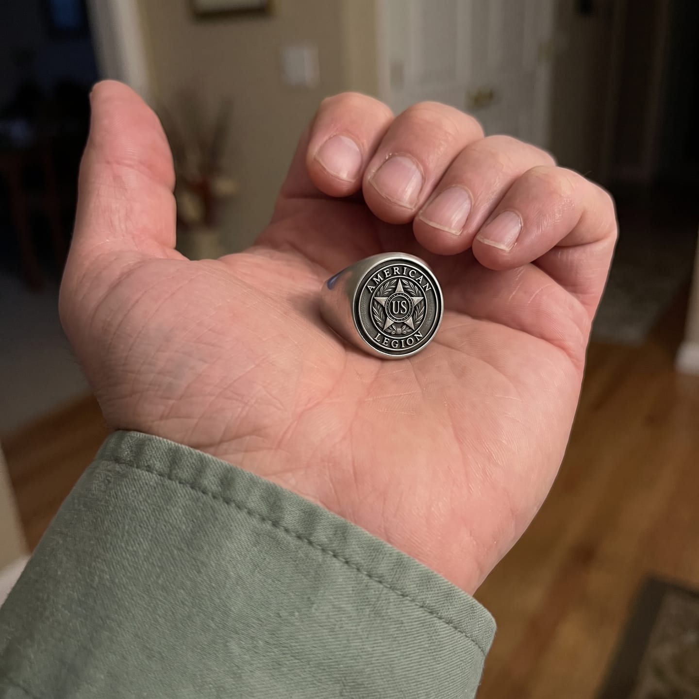 Customer photo review of American Legion Signet Ring