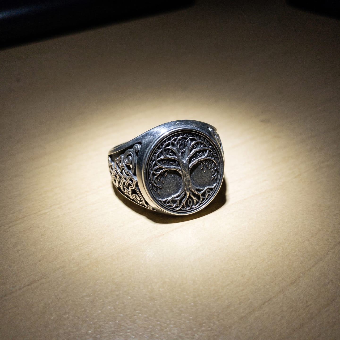 Customer photo review of Norse Yggdrasil Ring