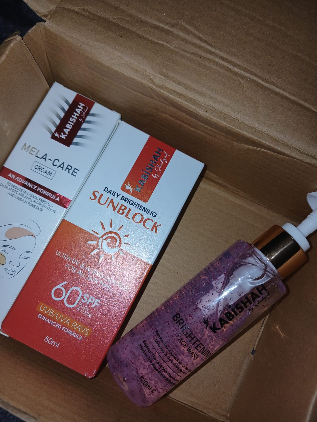 Customer photo review of Melasma Bundle - 24 Hours Protection