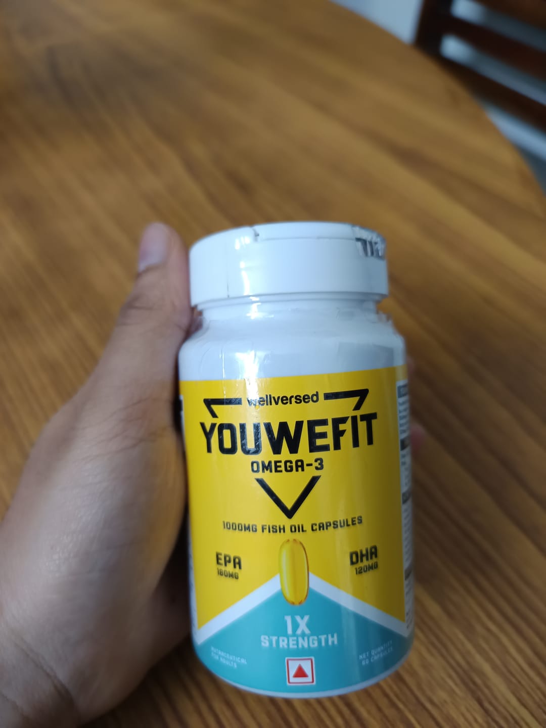 Customer photo review of YouWeFit Omega-3 Fish Oil (60 Capsules), 1000mg