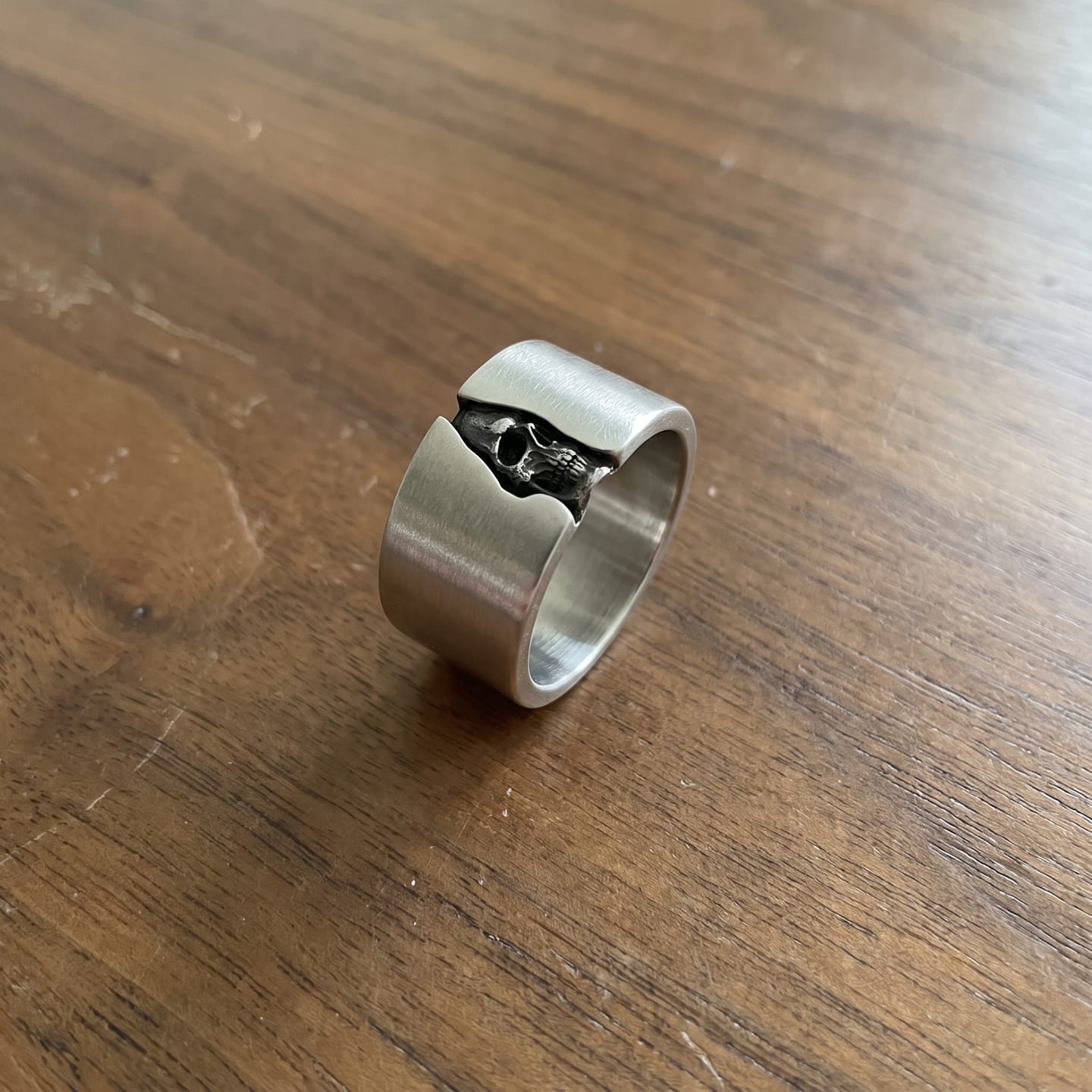 Customer photo review of Concealed Skull Ring