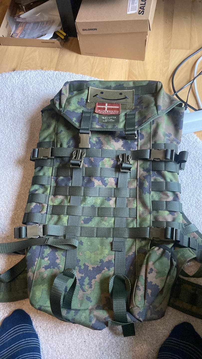 Customer photo review of Jääkäri M backpack