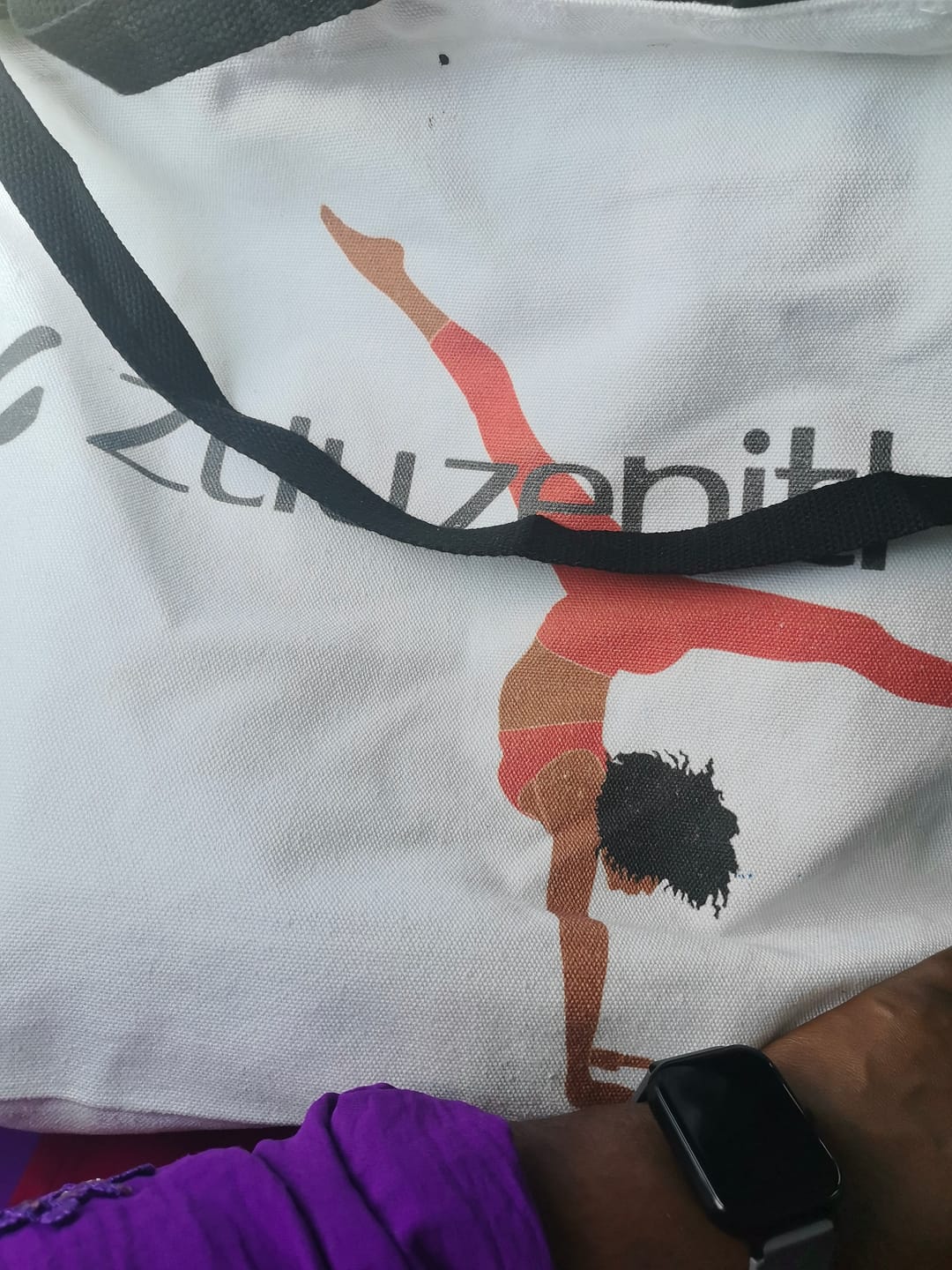 Customer photo review of Large Cotton Eco Tote Bag