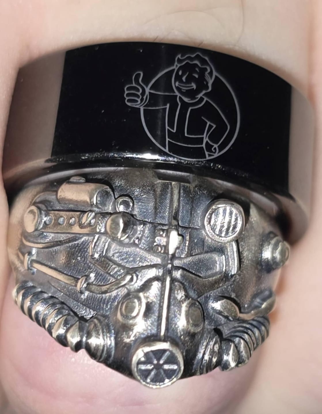 Customer photo review of Gas Mask Ring