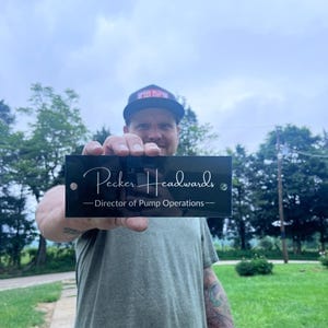 Customer photo review of Office Door Name Plate