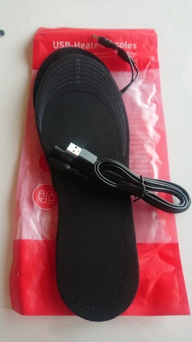Customer photo review of Heated Insoles with Remote Control