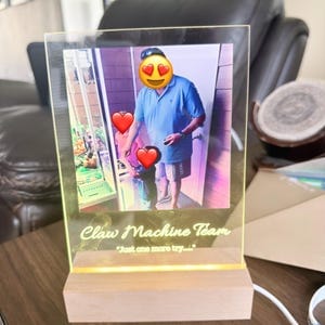 Customer photo review of Photo Collage Plaque