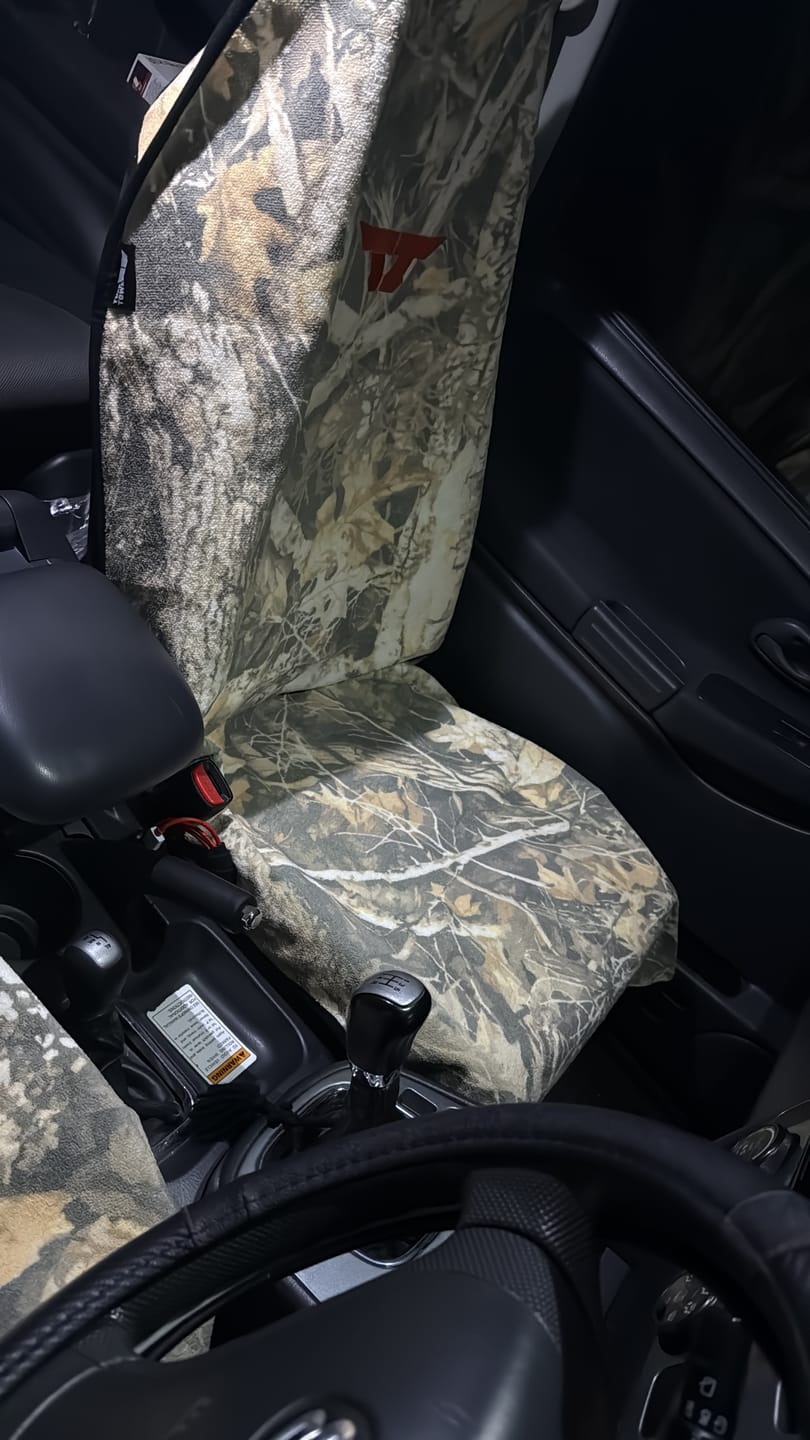 Customer photo review of Waterproof Car Towel Seat Cover