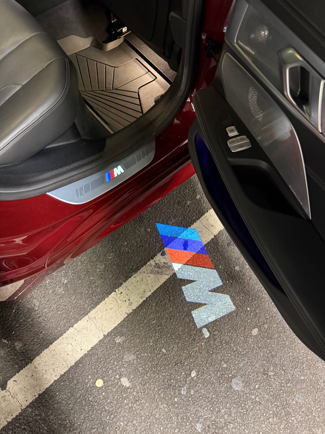 Customer photo review of BMW G SERIES DOOR LIGHTS