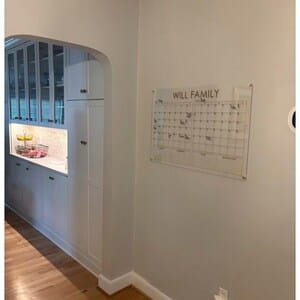Customer photo review of Custom Two-Month Family Calendar
