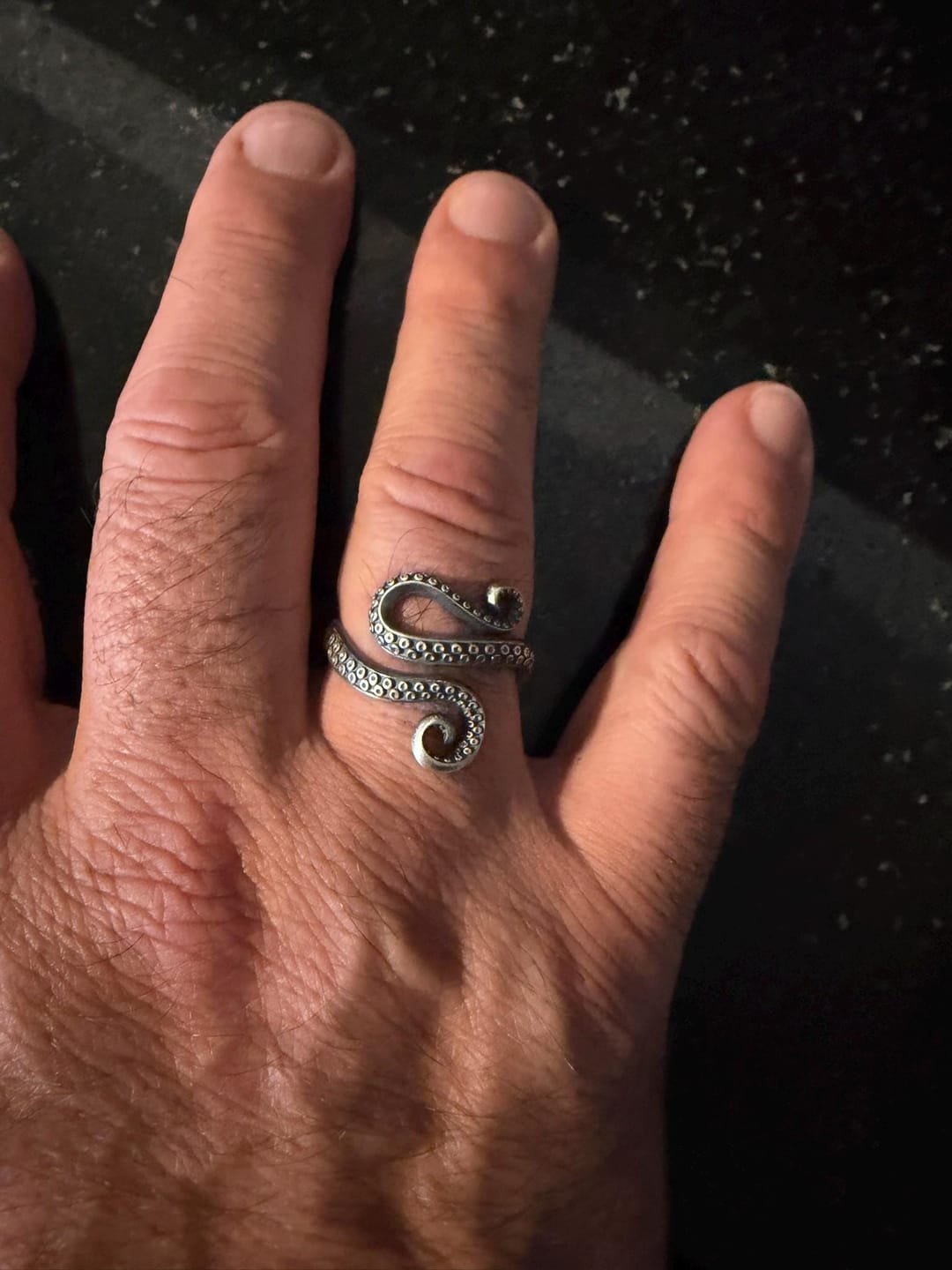 Customer photo review of Octopus Tentacle Bypass Ring