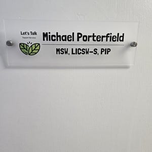 Customer photo review of Office Door Name Plate