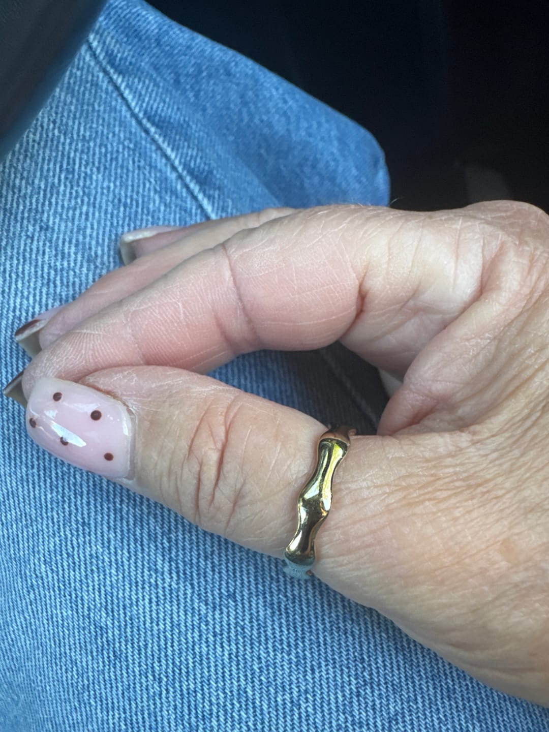 Customer photo review of Bamboo Ring