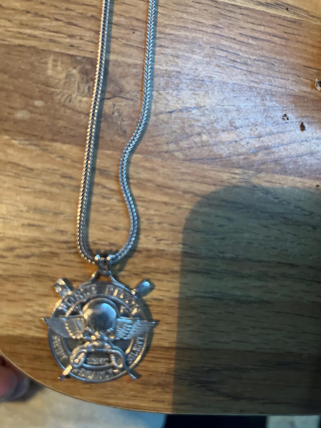 Customer photo review of USMC Force Recon Medallion Pendant