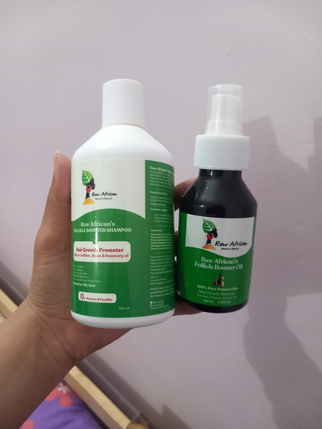 Customer photo review of Twice A week Oiling Routine
