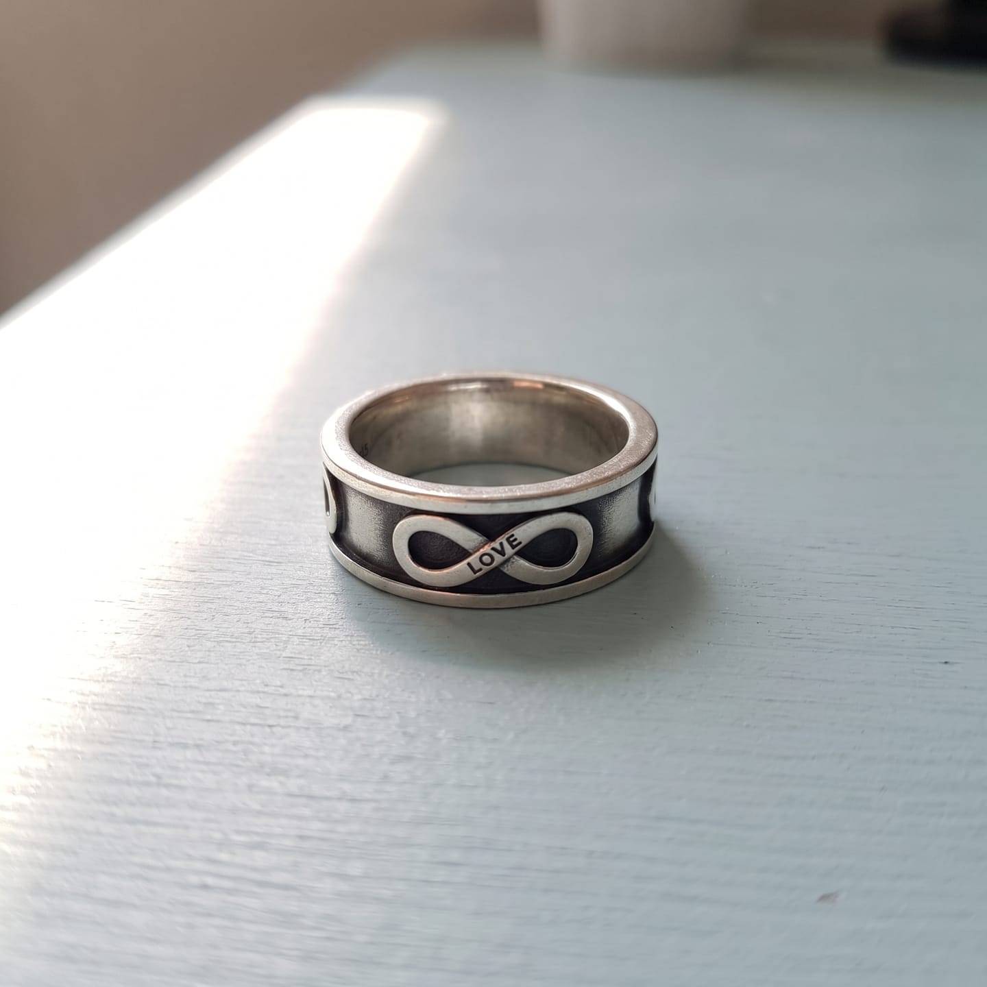 Customer photo review of Infinity Love Ring