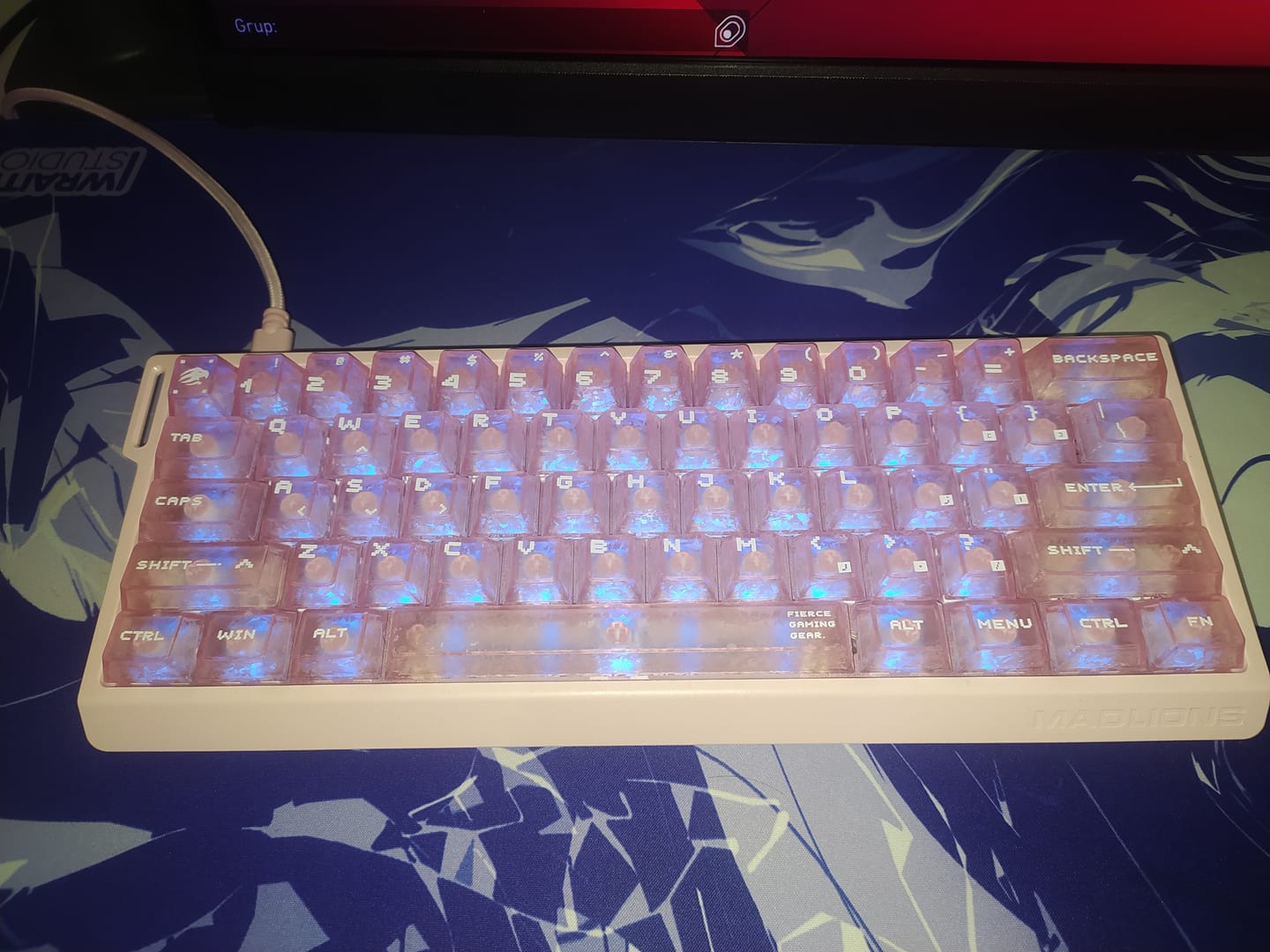 Customer photo review of FGG Madlions MAD60 HE V2 Klavye (Manyetik Switch / HE)