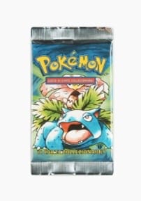 Customer photo review of Base Set Booster Pack 1st Edition Italian