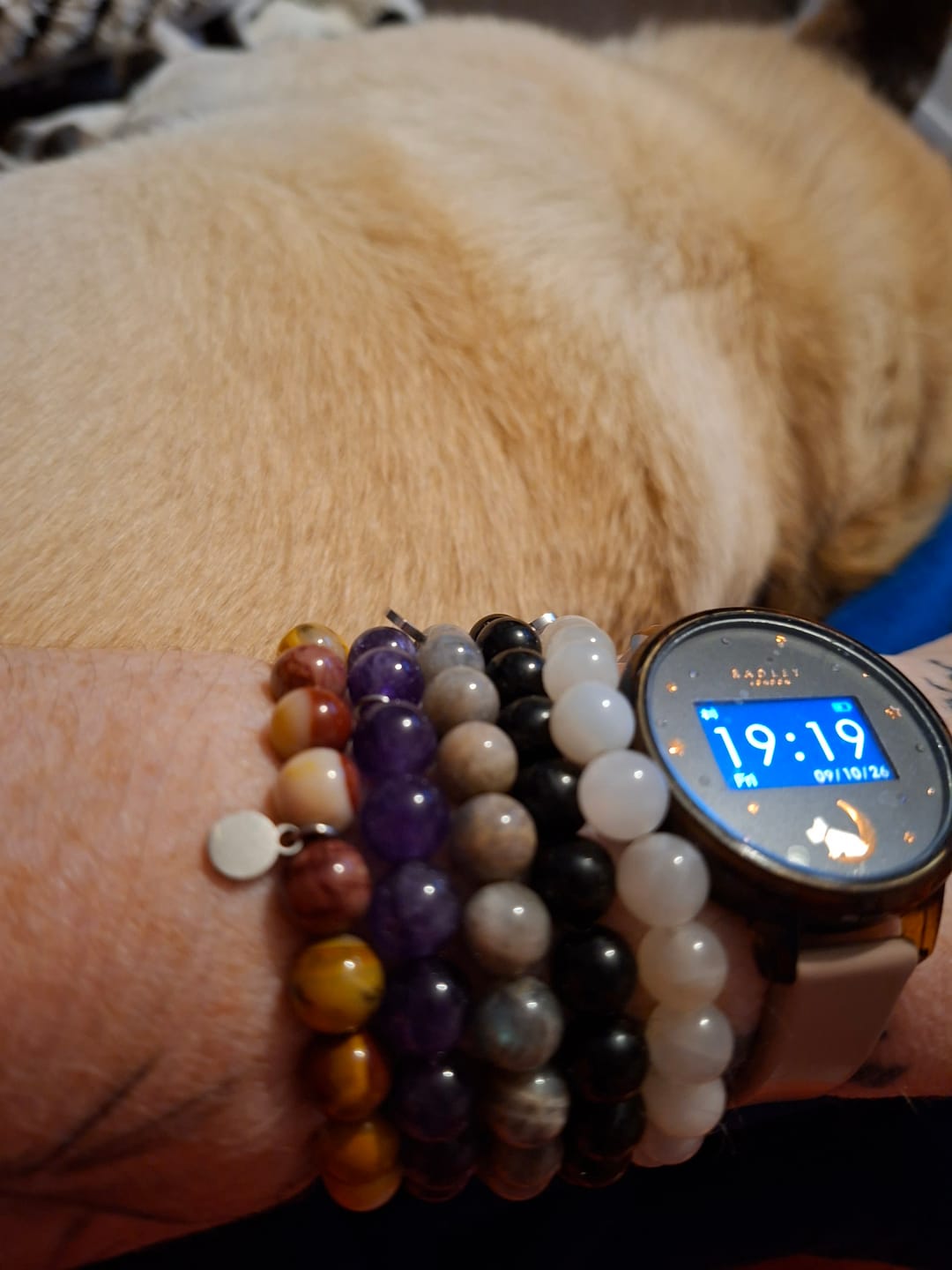 Customer photo review of Amethyst Bracelet