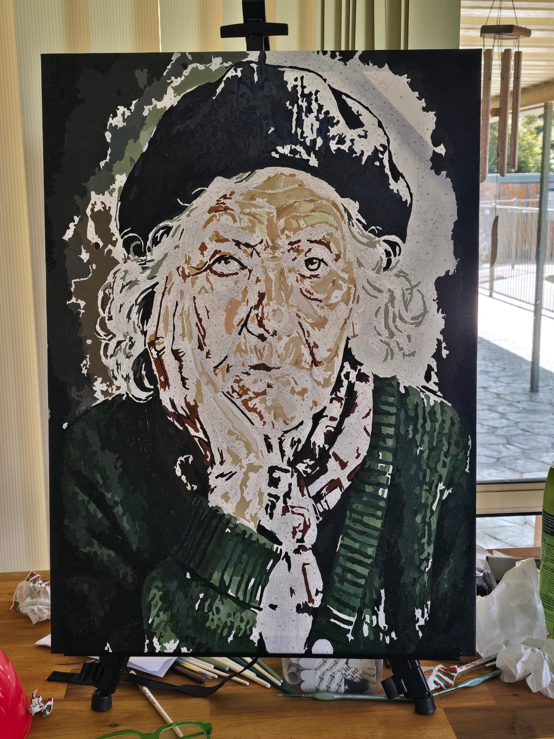 Customer photo review of The Artist’s Muse (Paint by Numbers)