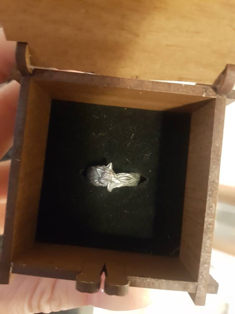 Customer photo review of Fox Wrap Ring