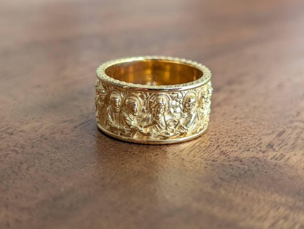 Customer photo review of Twelve Apostles Last Supper Ring
