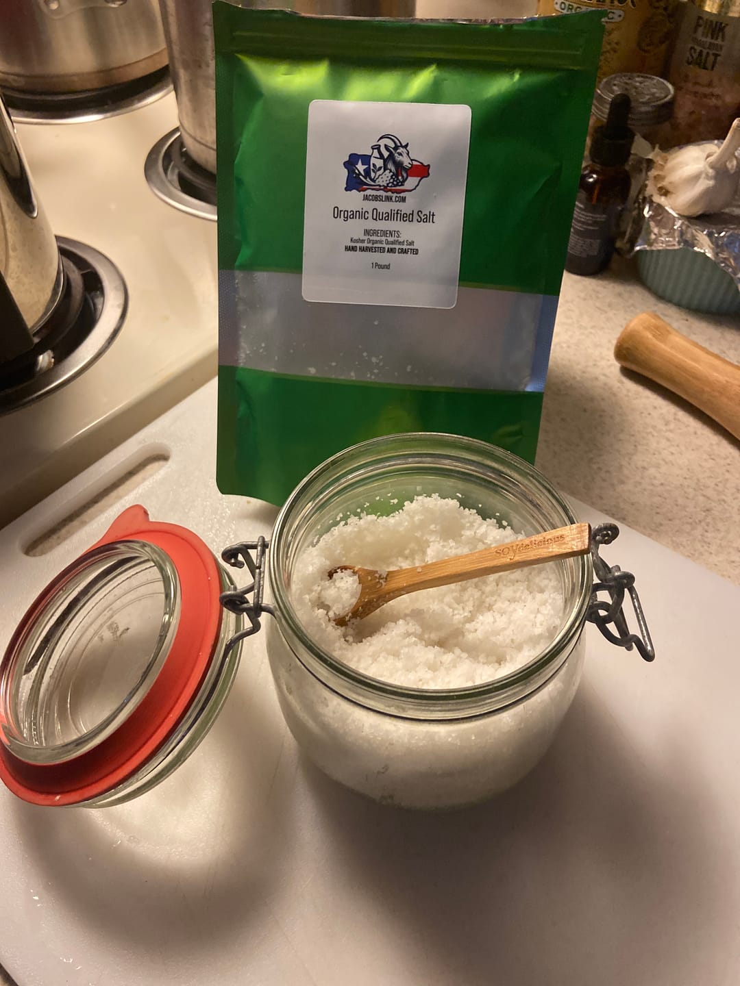 Customer photo review of Hand Harvested Kosher Mineral Salt
