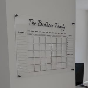 Customer photo review of Custom Three-List Calendar