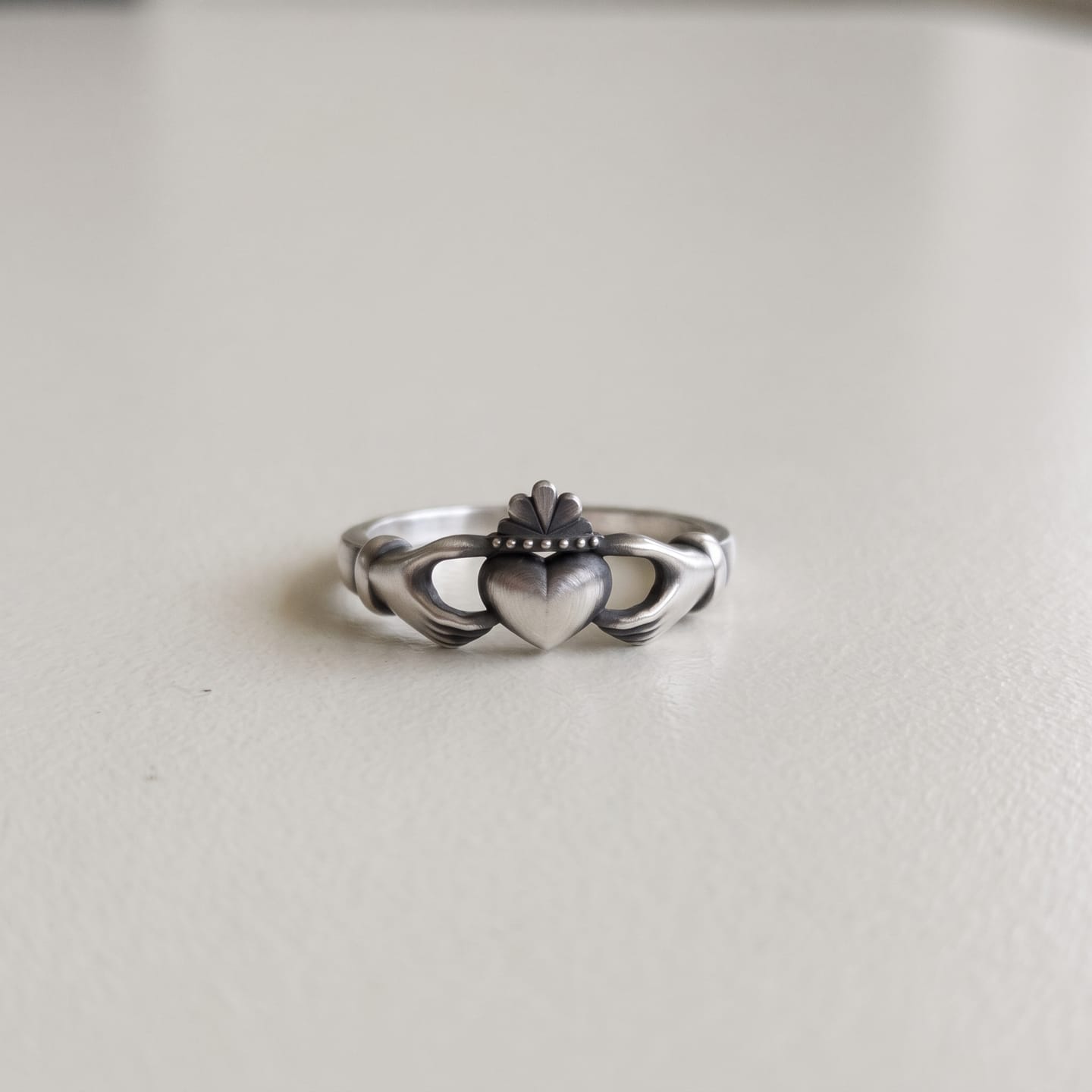 Customer photo review of Claddagh Heart Ring