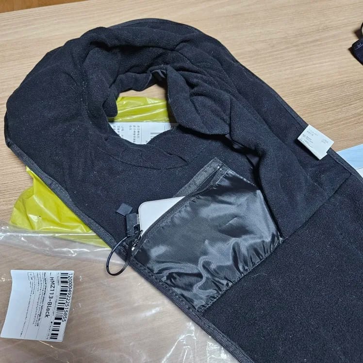 Customer photo review of Heated Neck & Chest Warmer