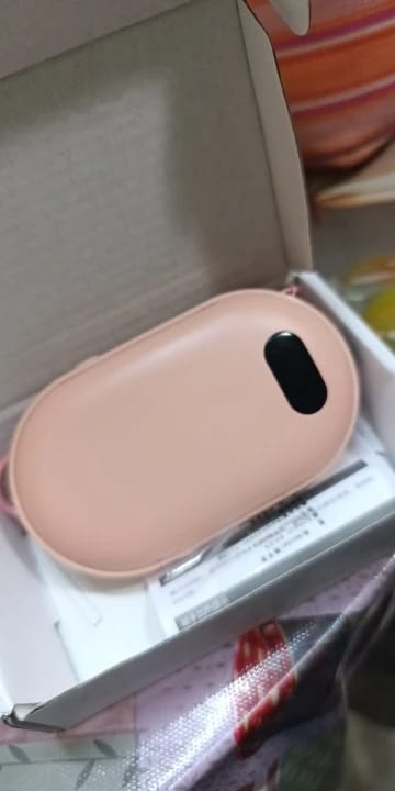 Customer photo review of Rechargeable Hand Warmer, Heats Both Sides