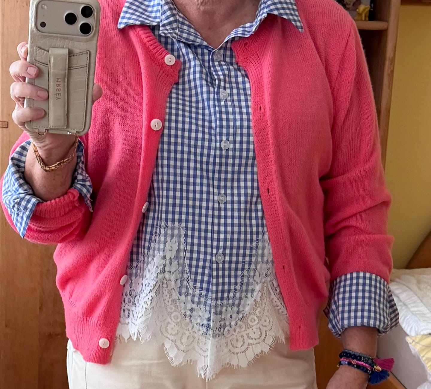 Customer photo review of Hazel Soft Knit Cardigan