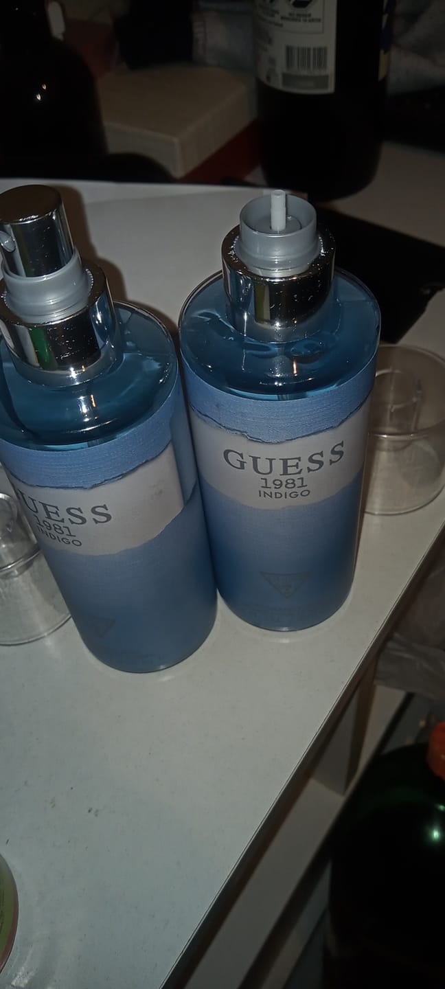 Customer photo review of GUESS Indigo Body Mist 250ml Mujer