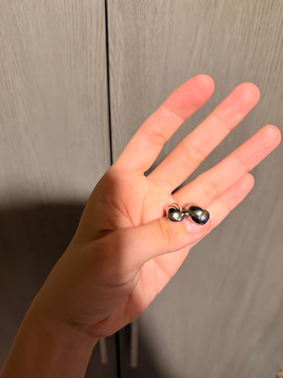 Customer photo review of Par Arete Grueso Tipo C
