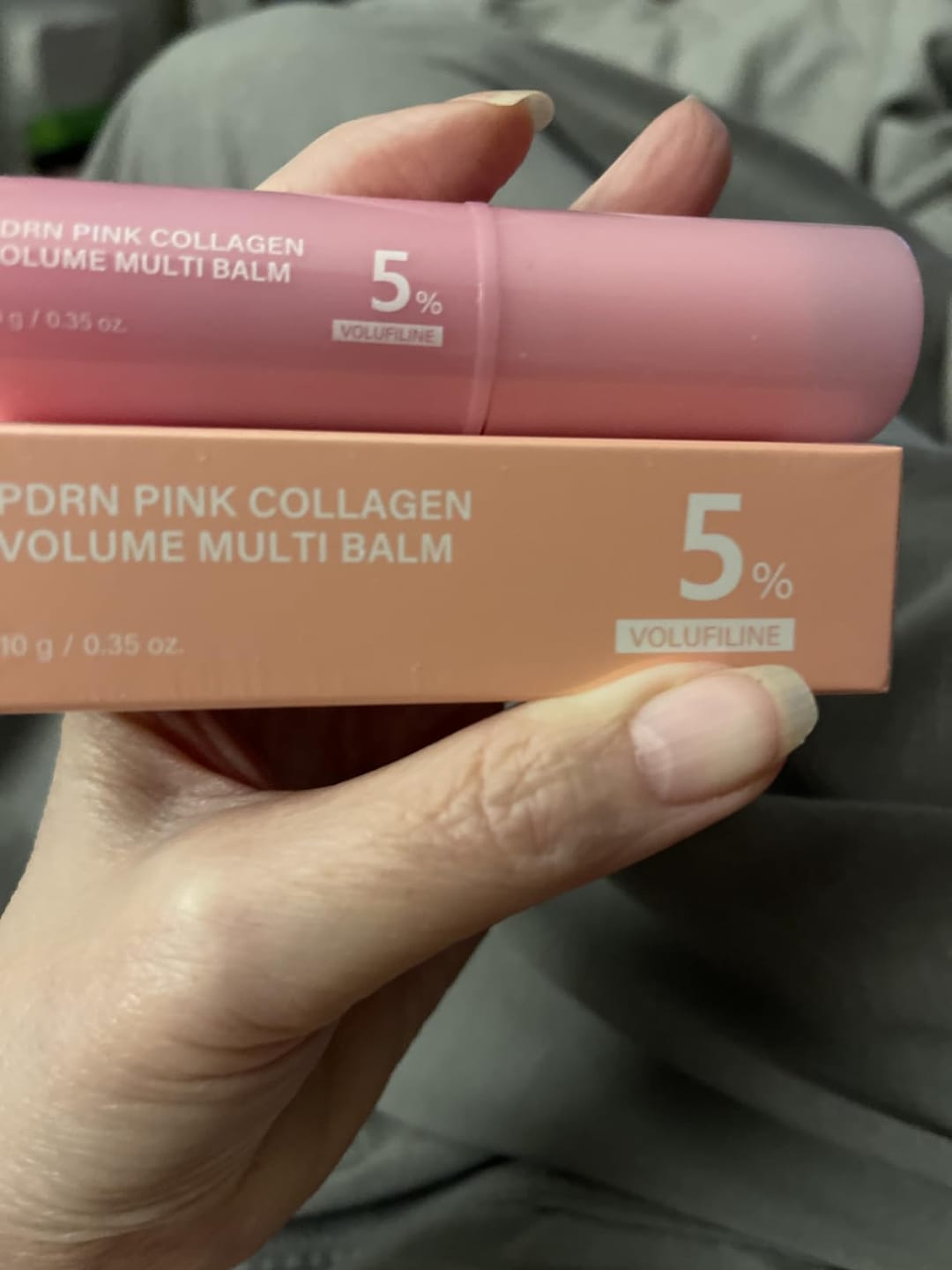 Customer photo review of PDRN Pink Collagen Balm Stick