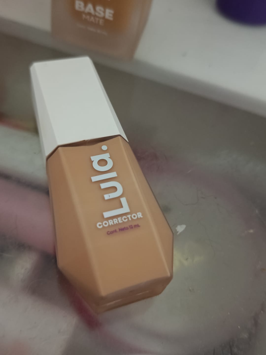 Customer photo review of CORRECTOR LÍQUIDO