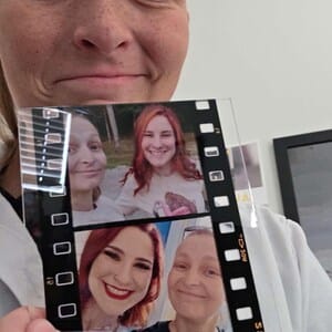 Customer photo review of Film Strip Photo Plaque