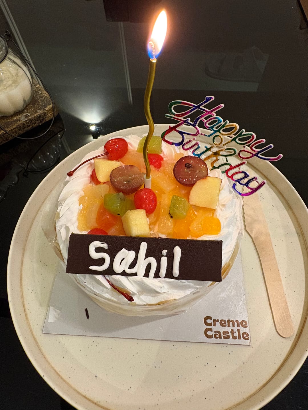 Customer photo review of Fresh Fruit Cake