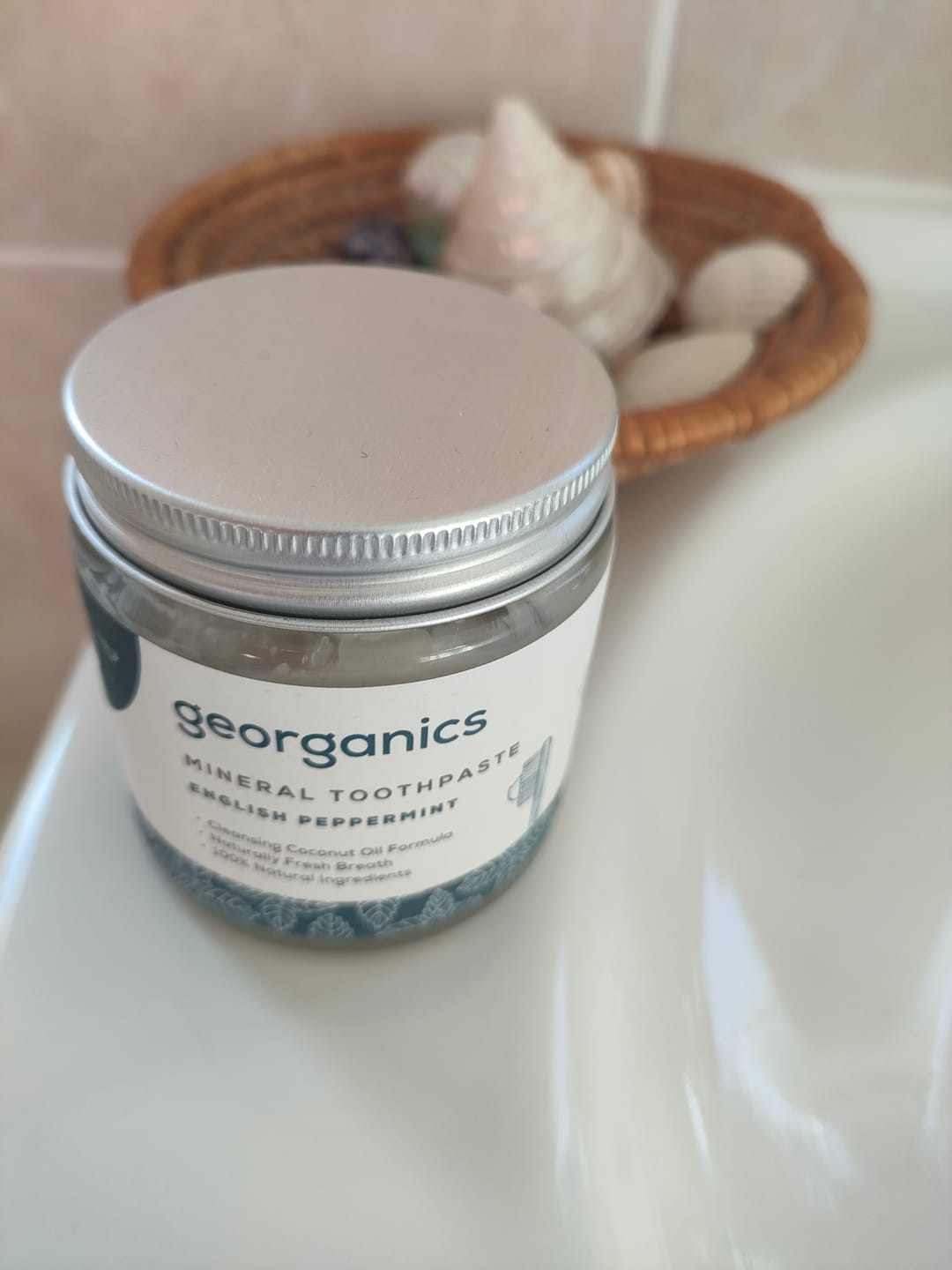 Customer photo review of Fluoride Free Toothpaste - Peppermint