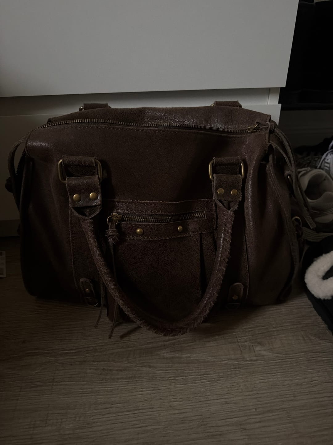 Customer photo review of It girl bag espresso martini