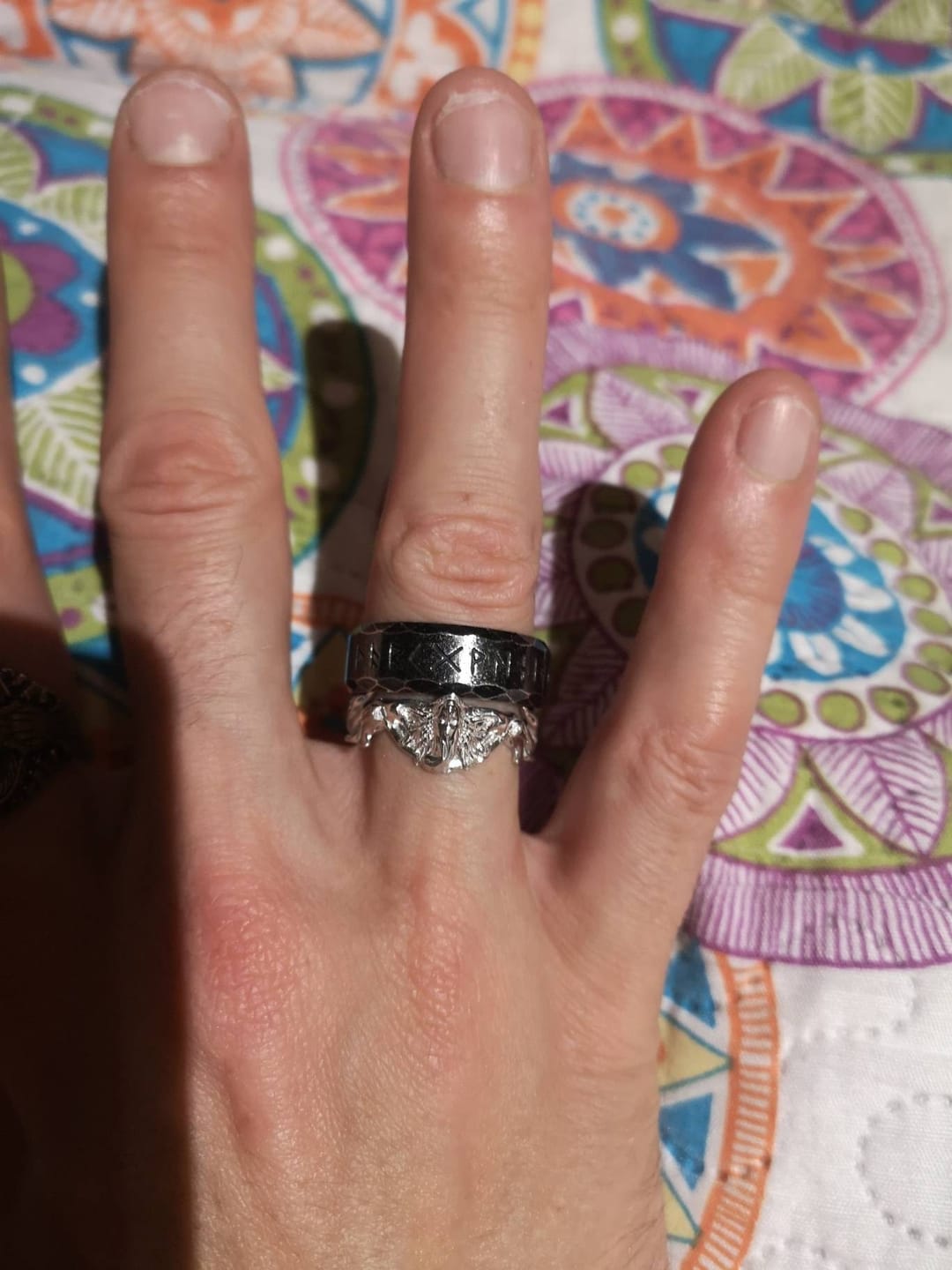 Customer photo review of Goddess Veritas Ring